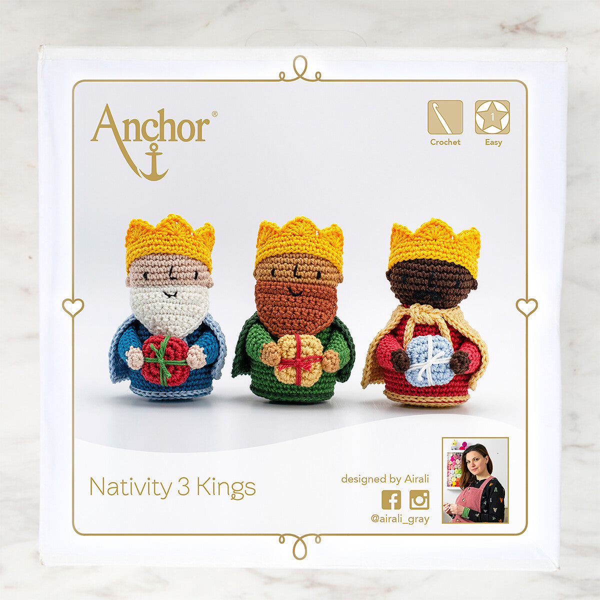 Anchor 3 Kral Amigurumi Kiti - A28C004-09062